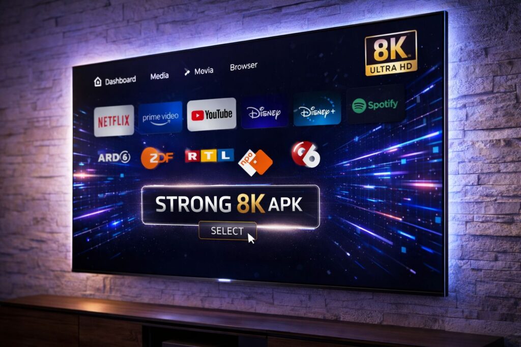strong 8k iptv apk smart tv installation europe