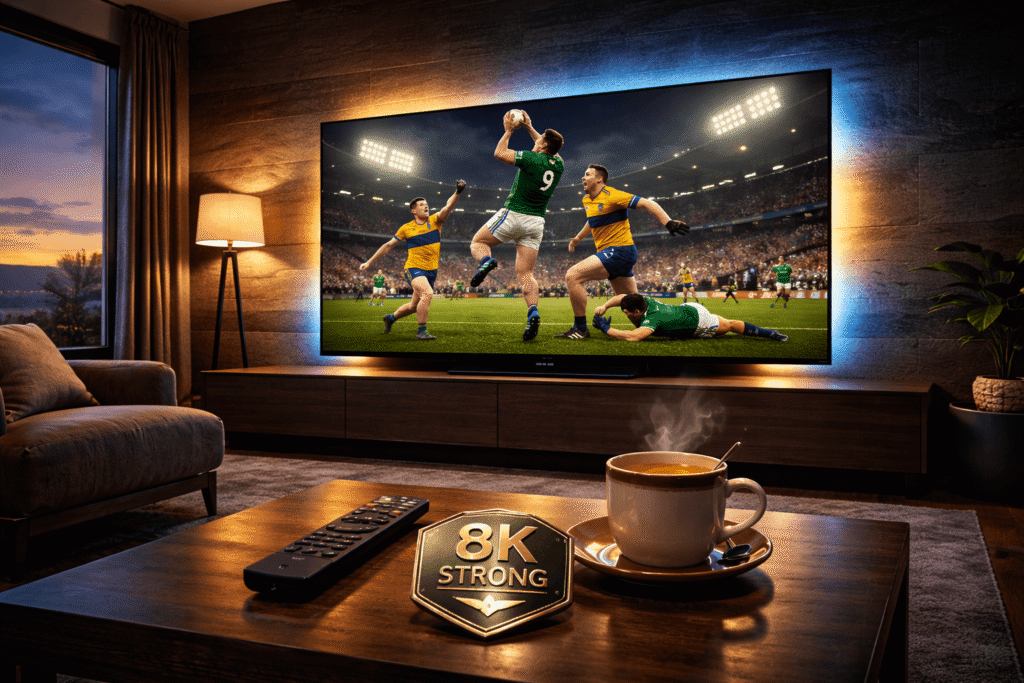 Alt text : Best IPTV Ireland - Gaelic Games & Premier League in 8K Strong stability